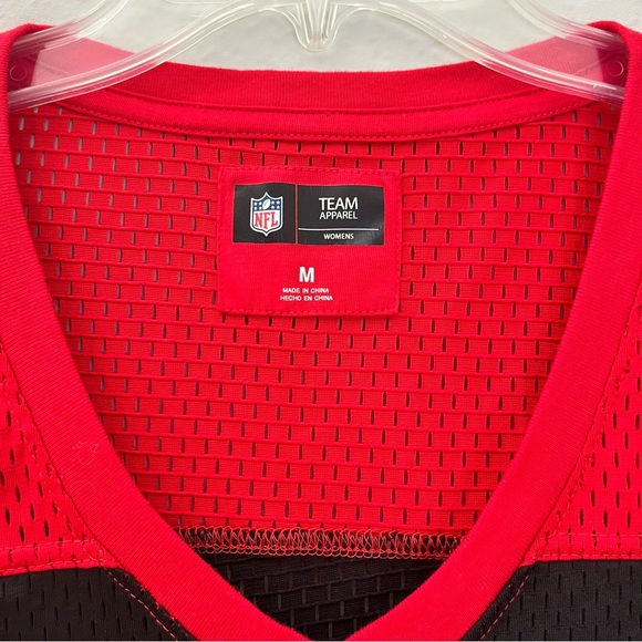 NFL Women’s Atlanta Falcons V neck Jersey Tee Sz M - Picture 6 of 6